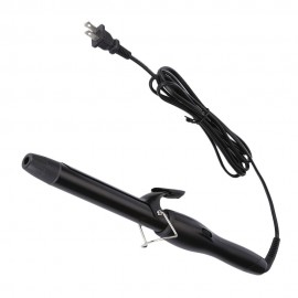FASHION PORTABLE ELECTRIC HAIR CURLER PERSONAL CLIP TUBE STYLING TOOL (BLACK, US PLUG)