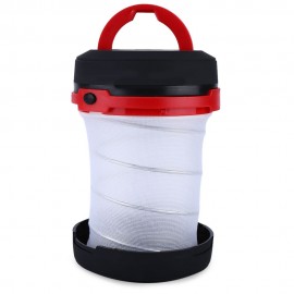 OUTDOOR TELESCOPIC FOLDED LED TENT LAMP CAMPING HIKING LANTERN (RED)