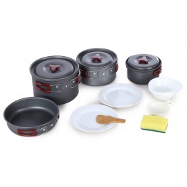 OUTDOOR COOKWARE SET ALUMINUM ALLOY MADE