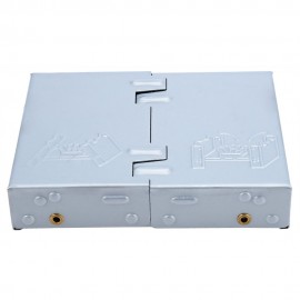 FOLDING SOLID ALCOHOL STOVE WAX BURNER OUTDOOR CAMPING EQUIPMENT COOKWARE