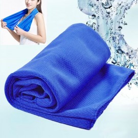 BREATHABLE SPORT COLD TOWEL WITH GREAT WATER-ABSORBENCY (BLUE)