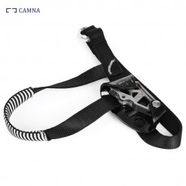 OUTDOOR ROCK CLIMBING MOUNTAINEERING RIGHT LEFT FOOT ASCENDER RISER (BLACK, LEFT FOOT)