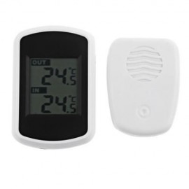 AMBIENT WEATHER INDOOR OUTDOOR TEMPERATURE THERMOMETER HUMIDITY SENSOR (WHITE)