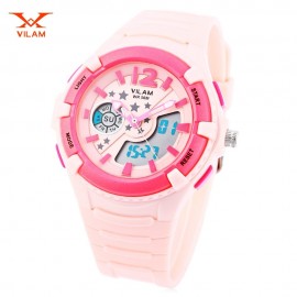 VILAM 14003S DUAL MOVT DIGITAL QUARTZ SPORTS WATCH CALENDAR ALARM CHRONOGRAPH DISPLAY WRIS