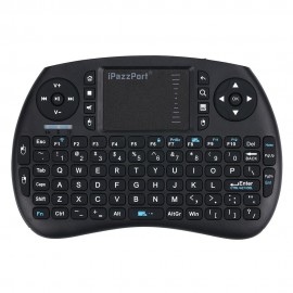 KP - 810 - 21S 2.4GHZ RF WIRELESS MULTIFUNCTIONAL HAND-HELD KEYBOARD TOUCHPAD (BLACK, ENGL