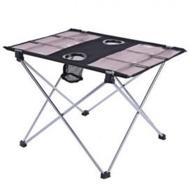 PORTABLE OUTDOOR ULTRALIGHT FOLDABLE TABLE WITH OXFORD FABRIC FOR CAMPING FISHING PICNIC (