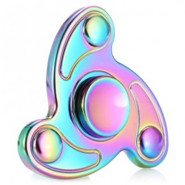 COLORFUL GYRO HAND SPINNER PRESSURE REDUCING TOY (COLOURFUL)