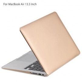 HOCO SIMPLE STYLE ULTRA SLIM PC HARD FULL BODY CASE FOR MACBOOK AIR 13.3 INCH (GOLDEN)