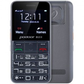 PODOOR L1 2.3 INCH TFT SCREEN QUAD BAND CELL PHONE HEART RATE OXYGEN MONITOR GPS PEDOMETER