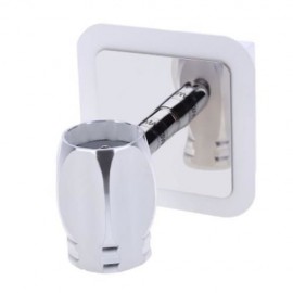 LIGHTME GU10 SINGLE HEAD MIRROR LIGHT 360 DEGREE ROTATING CHROME CARVING LAMP (SILVER WHIT