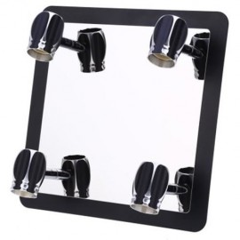 LIGHTME 3W STAINLESS STEEL 4 BULB SAVING ENERGY LED MIRROR FRONT LAMP WALL LIGHT (BRIGHT B