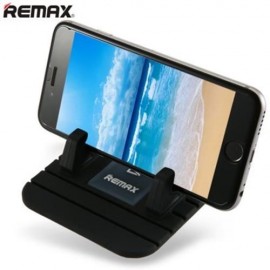 REMAX CAR PHONE HOLDER SOFT SILICONE ANTI-SLIP BRACKET SUPPORT MAT MOUNT STAND (BLACK)
