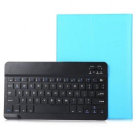 LEATHER REMOVABLE WIRELESS BLUETOOTH KEYBOARD MAGNETIC STAND FOLIO PROTECTIVE COVER SCREEN