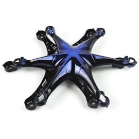 BODY SHELL SET ACCESSORY FOR LIDI RC L6W L6F HEXACOPTER (BLUE AND BLACK)