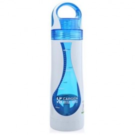 CARGEN TB001 500ML WATER DRIP DESIGN PORTABLE PC DOUBLE LAYER TRAVEL TEA WATER BOTTLE KETT