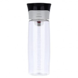 CARGEN R71010 600ML PORTABLE PLASTIC FUNCTION SPORT BOTTLE FOR CYCLING HIKING OFFICE (WHIT