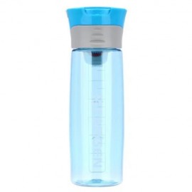 CARGEN R71010 600ML PORTABLE PLASTIC FUNCTION SPORT BOTTLE FOR CYCLING HIKING OFFICE (BLUE