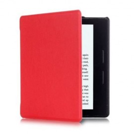 PU LEATHER PROTECTIVE COVER WITH AUTO SLEEP WAKE UP FUNCTION FOR KINDLE OASIS 6 INCH (RED)