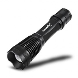 SKYWOLFEYE S3 5W 1000LM 5-MODE CREE T6 LED MINI FLASHLIGHT ZOOMABLE BIKING LAMP (BLACK)