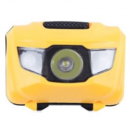 3-LED BICYCLE LIGHT WATER RESISTANT TORCH WITH MOUNT FLASH (YELLOW)