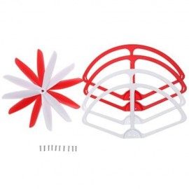 4PCS PROTECTION FRAME PROPELLERS WITH 10PCS SCREW FOR CHEERSON CX20 RC QUADCOPTER ACCESSOR