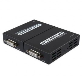 ZENHON T - 505C 60 METERS DVI TO RJ45 CONVERTER VIDEO AUDIO EXTENDER (BLACK)