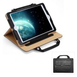 WAKE UP FUNCTION ULTRA THIN HANDBAG FULL COVER PROTECTIVE CASE FOR IPAD AIR 2 (BLACK)