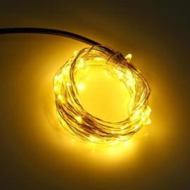 DC 6V 10M 100 LEDS WATERPROOF STRING LIGHT (WARM WHITE LIGHT)