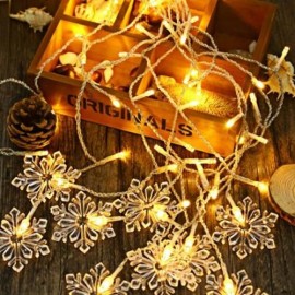 AC 110 - 220V 4M DROOP 0.6M SNOW STRING FAIRY LIGHT CURTAIN ICICLE DECORATIVE LAMP (WARM W