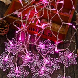 AC 110 - 220V 4M DROOP 0.6M SNOW STRING FAIRY LIGHT CURTAIN ICICLE DECORATIVE LAMP (PINK)