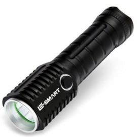 E SMARTER BRIGHT  3 MODES 10W 800LM CREE LED FLASHLIGHT TORCH LIGHT (BLACK)