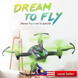 JJRC H48 MICRO RC DRONE RTF 6-AXIS GYRO / SCREW FREE STRUCTURE / TWO CHARGING MODES (BLACK