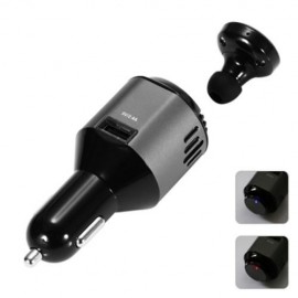 S30 BLUETOOTH V4.1 WIRELESS HEADSET OXYGEN BAR AIR FILTER 5V 2.4A USB CAR CHARGER