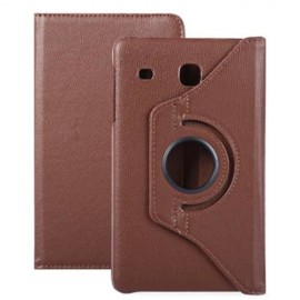 PU LEATHER 360 DEGREE ROTATING SMART FOLIO CASE FOR SAMSUNG GALAXY TAB E 8.0 T377 / T377V 