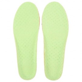 PAIRED INSOLE SHOCK ABSORPTION CUT-TO-FIT STRETCH BREATHABLE CUSHION FOR UNISEX (GREEN)
