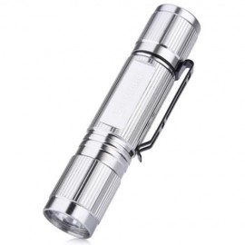 E SMARTER 3W 260LM MINI LED FLASHLIGHT CAMPING TORCH LIGHT (SILVER GRAY)