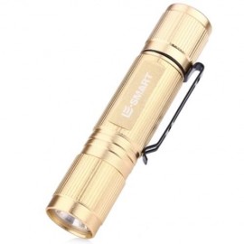 E SMARTER 3W 260LM MINI LED FLASHLIGHT CAMPING TORCH LIGHT (GOLDEN)