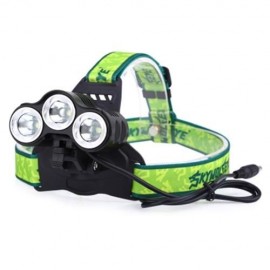 SKYWOLFEYE TLY - 47 10W 1000LM T6 LED BICYCLE LIGHT HEADLIGHT (BLACK)