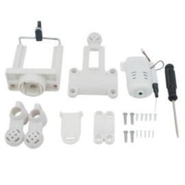 UNIVERSAL FPV 1.0MP HD CAMERA ACCESSORY FITTING FOR RC RACING QUADCOPTER (WHITE)