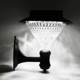 CIS - 57196B 80LM 16 LEDS SOLAR POWER WALL MOUNTED LAMP (WHITE)