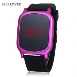 SELF LOVER 2027 LED DIGITAL TOUCH WATCH SILICONE STRAP DATE DISPLAY WATER RESISTANCE WRIST