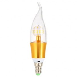 E14 85 - 265V 5W 110LM SMD 2835 LED CANDLE BULB LIGHT (WARM WHITE LIGHT)