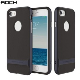 ROCK ROYCE SERIES PROTECTIVE SHELL BUSINESS STYLISH TPU BACK COVER PC FRAME FOR IPHONE 7 (