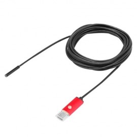 AN99 8MM 2-IN-1 USB MICRO CONNECTOR WATERPROOF 6 LEDS ENDOSCOPE BORESCOPE INSPECTION WIRE 