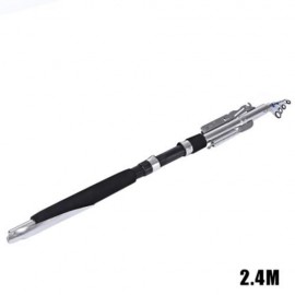 SEA RIVER LAKE STAINLESS STEEL AUTOMATIC FISHING ROD FISH POLE (LAKE BLUE)