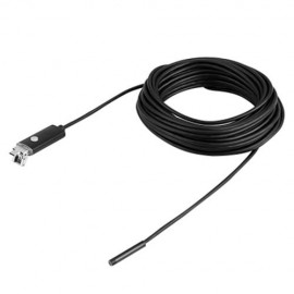 AN99 7MM 2-IN-1 USB MICRO CONNECTOR WATERPROOF 6 LEDS ENDOSCOPE BORESCOPE INSPECTION WIRE 