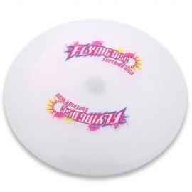 FL - 001 FLEXIBLE FLYING DISC UFO FLASH COLOR ECO SAUCER (WHITE)