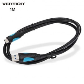 VENTION A37 TYPE-C TO USB 3.0 TRANSFER DATA SYNC CABLE CHARGING CORD 1M (BLACK)