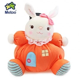 METOO STUFFED PLUSH DOLL TOY BIRTHDAY CHRISTMAS GIFT FOR BABY (ORANGEPINK)