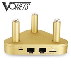 VONETS VAR5G HIGH POWER WIRELESS BROADBAND ROUTER SMART WIFI BRIDGE (GOLDEN)